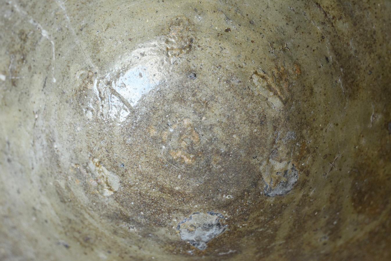 Bol en poterie japonaise ancienne/1800-1900/Beautiful Glaze Pottery/Vase/Mingei 2