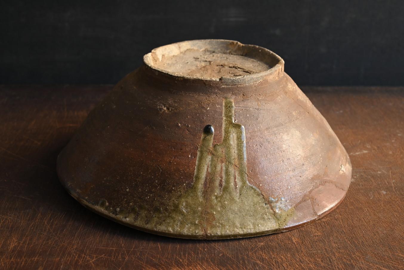 Ciotola di ceramica antica giapponese/Tokoname ware/12°-13° secolo/ceramica scavata in vendita 6