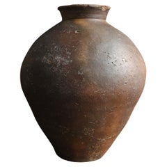 Japanische antike Keramik "Echizen ware" Großes JAR/1500s/Seltene große Vase