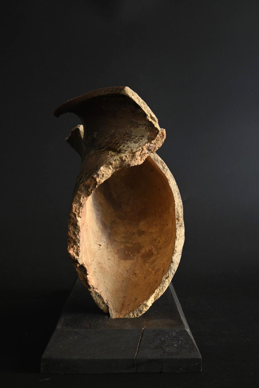 Japanese antique pottery fragments/12th to 13th century/Flower vase For Sale 4