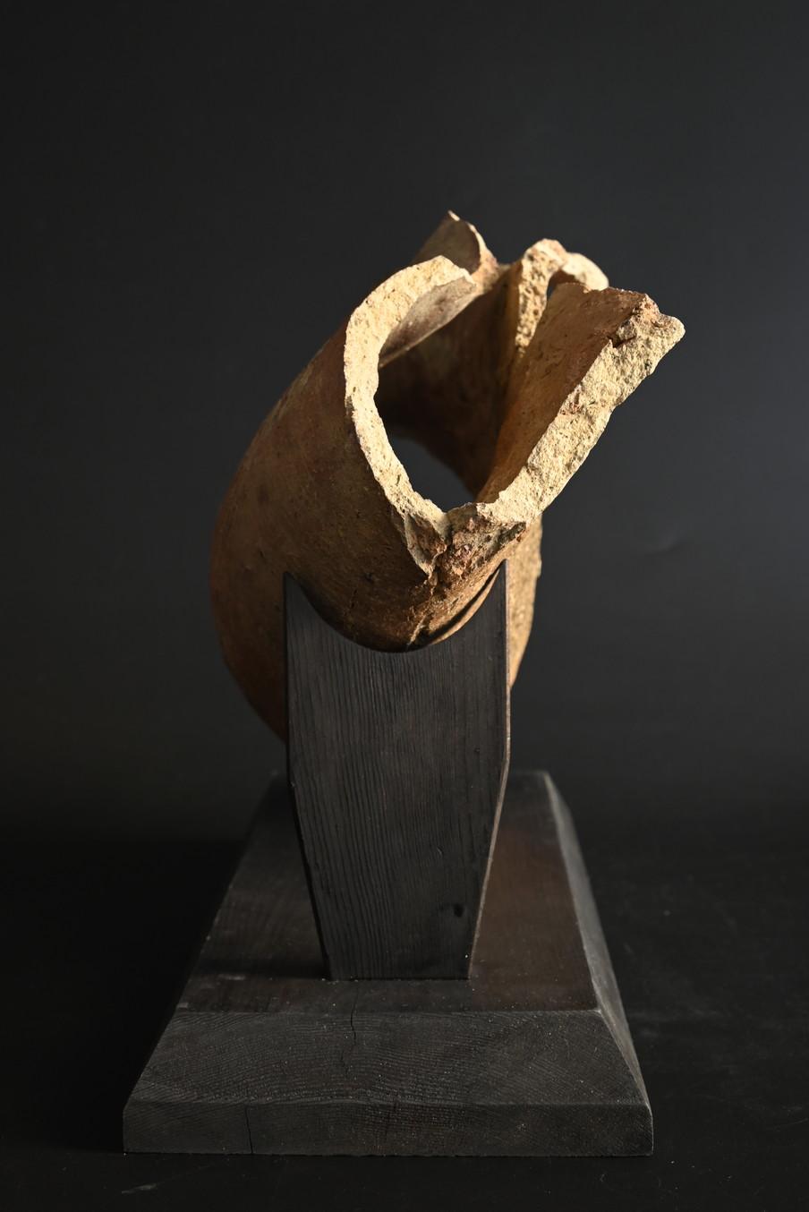 Japanese antique pottery fragments/12th to 13th century/Flower vase For Sale 9