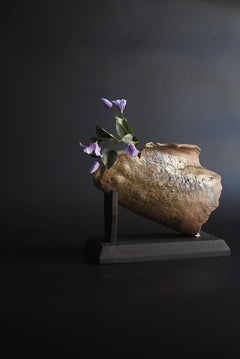 Japanese antique pottery fragments/12th to 13th century/Flower vase