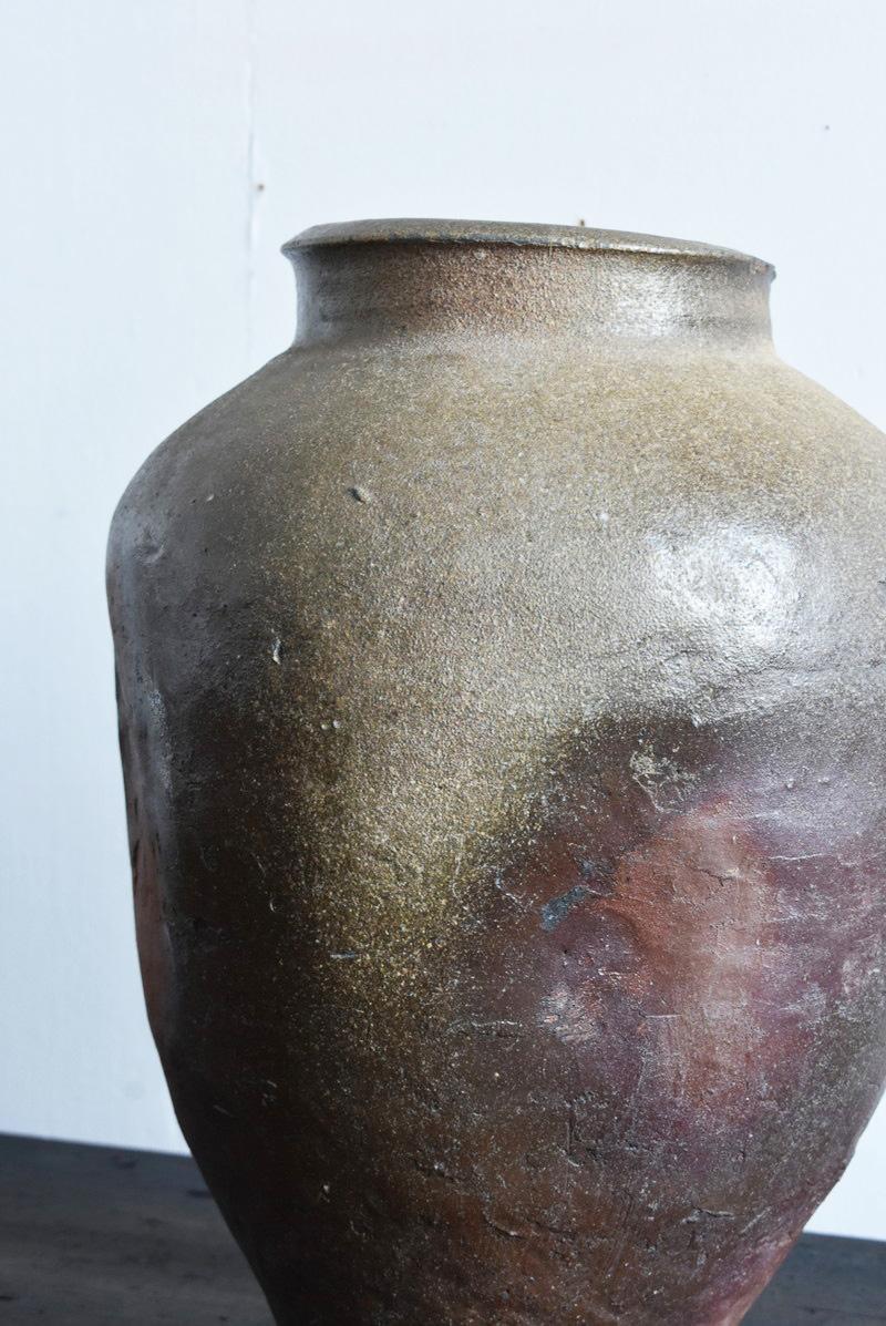 Japanese Antique Pottery Jar 1500-1572 / Beautiful Vase'Tokoname' / MINGEI 5