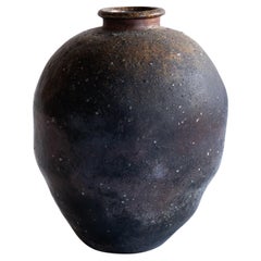 Pot de poterie japonaise antique 15e-16e siècle/ Vase Wabi-Sabi/Shigaraki
