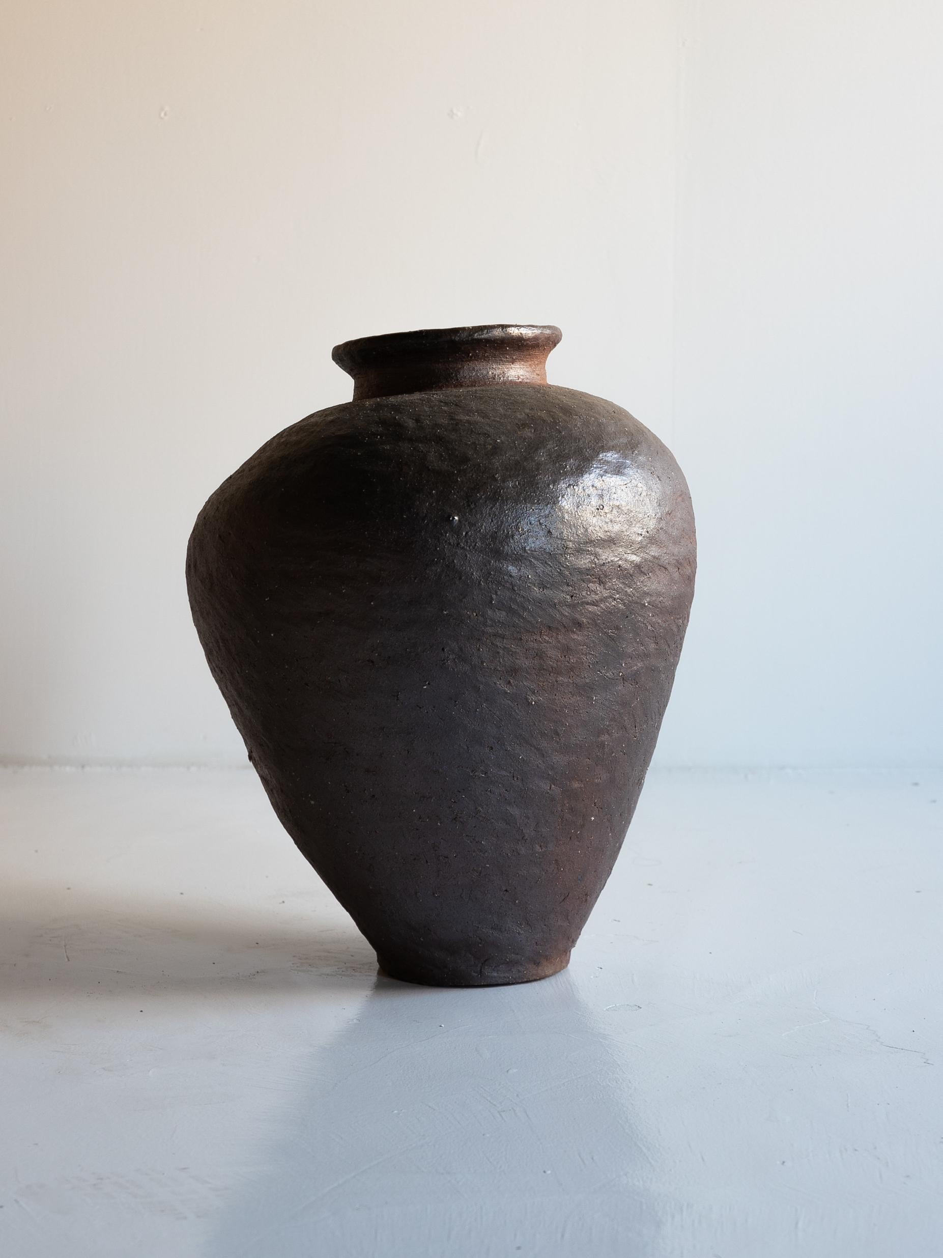 Antigua jarra de cerámica japonesa de los siglos XVII-XVIII/ Wabi-Sabi /Tokoname Alfarería en venta