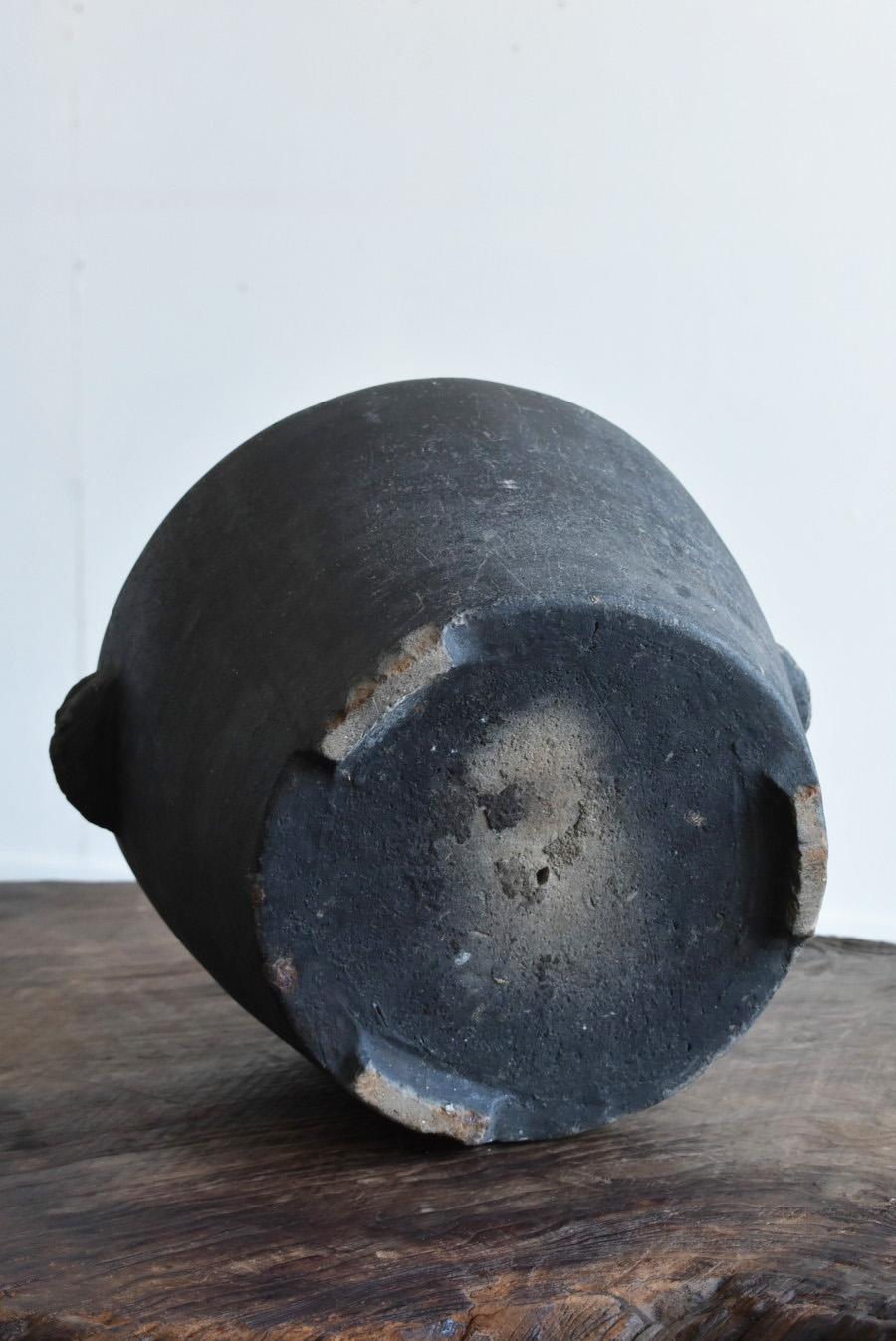 Jarra de Cerámica Japonesa Antigua /1868-1920/Carbonera / Jarrón / Brasero en venta 1
