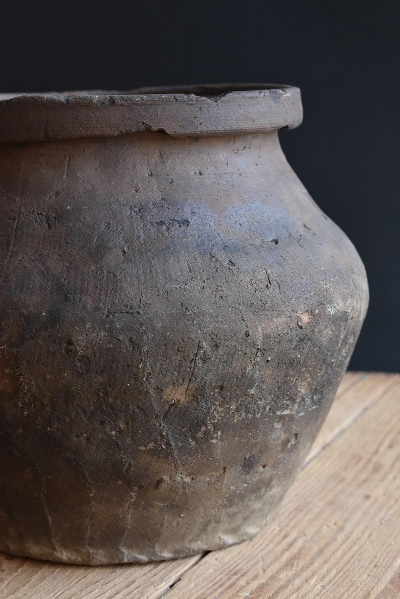 Japanese Antique Pottery Jar/Tokonameyaki Ware/12th-14th Century/Wabisabi Art 6