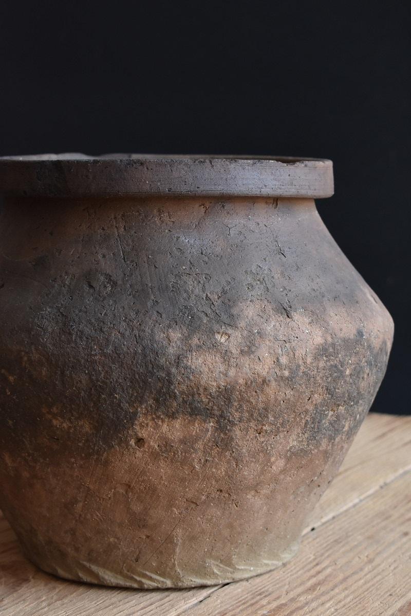 Japanese Antique Pottery Jar/Tokonameyaki Ware/12th-14th Century/Wabisabi Art 7