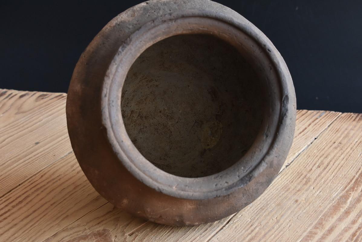 Japanese Antique Pottery Jar/Tokonameyaki Ware/12th-14th Century/Wabisabi Art 10