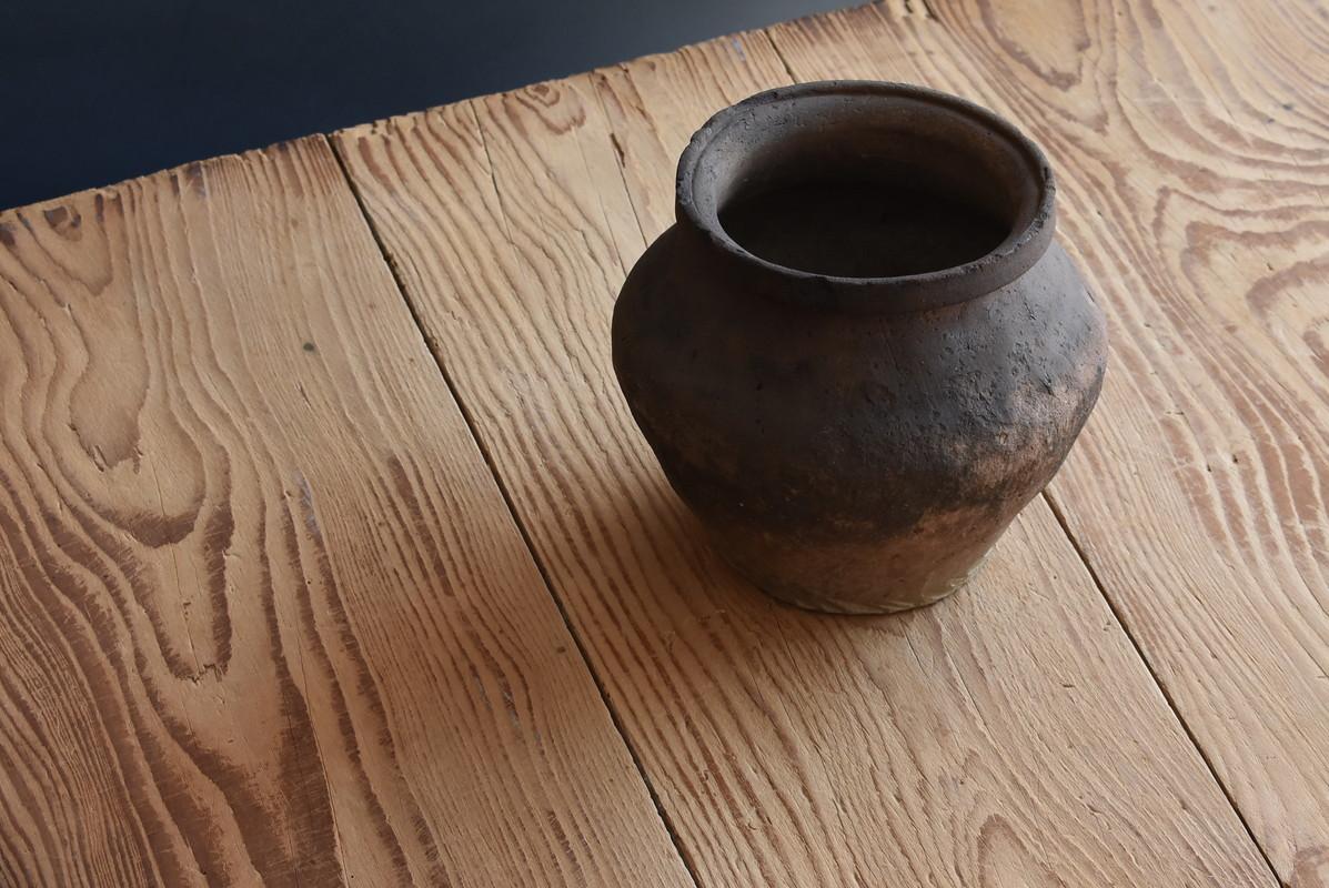 Japanese Antique Pottery Jar/Tokonameyaki Ware/12th-14th Century/Wabisabi Art 13