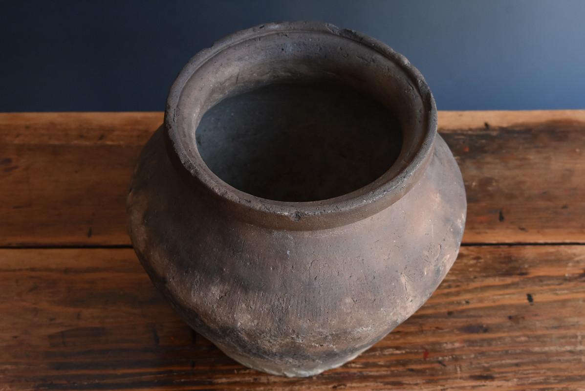 Japanese Antique Pottery Jar/Tokonameyaki Ware/12th-14th Century/Wabisabi Art 3
