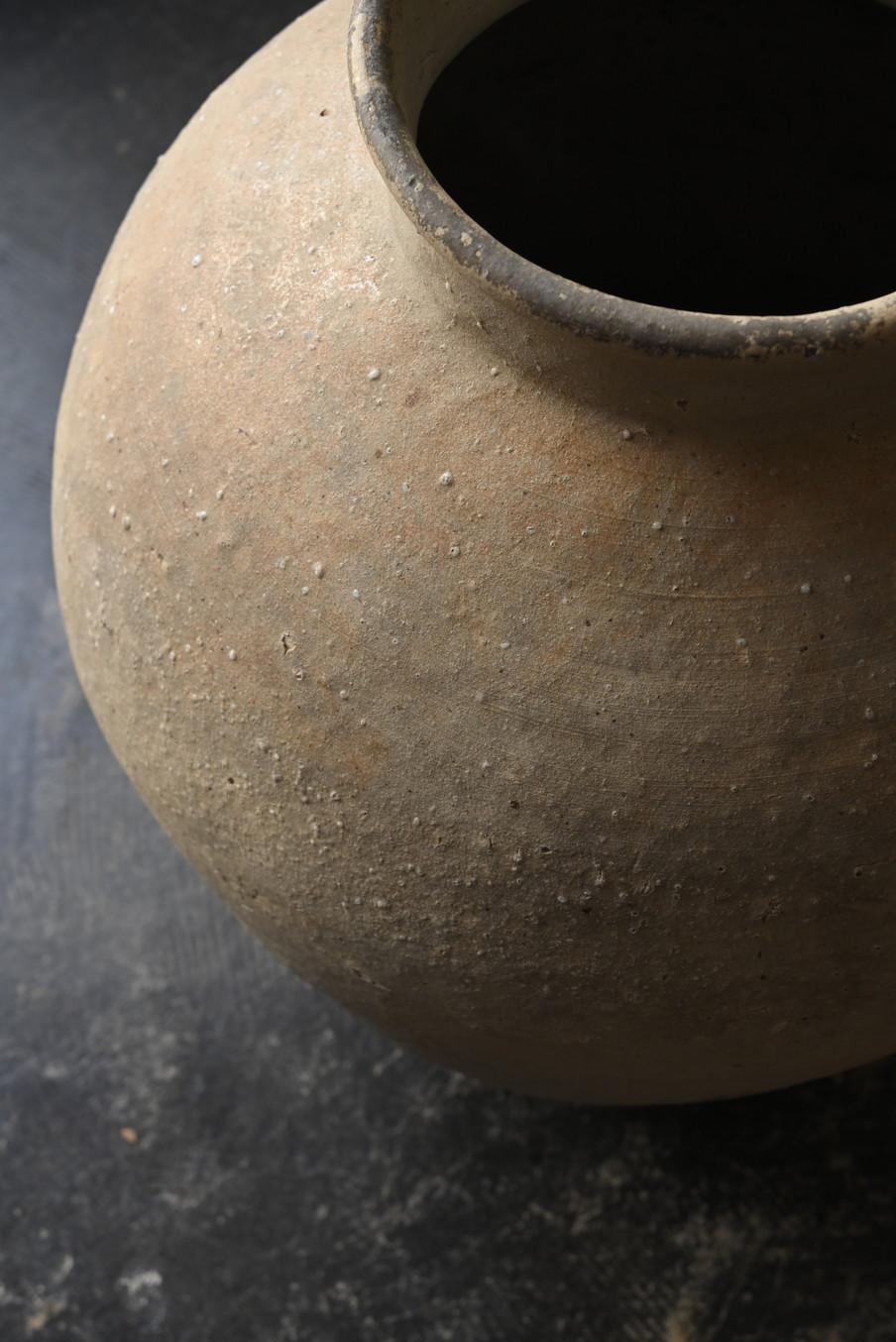 Ceramica antica giapponese, raro vaso Shigaraki ware/ Vaso bianco grigiastro Whiting in vendita 7