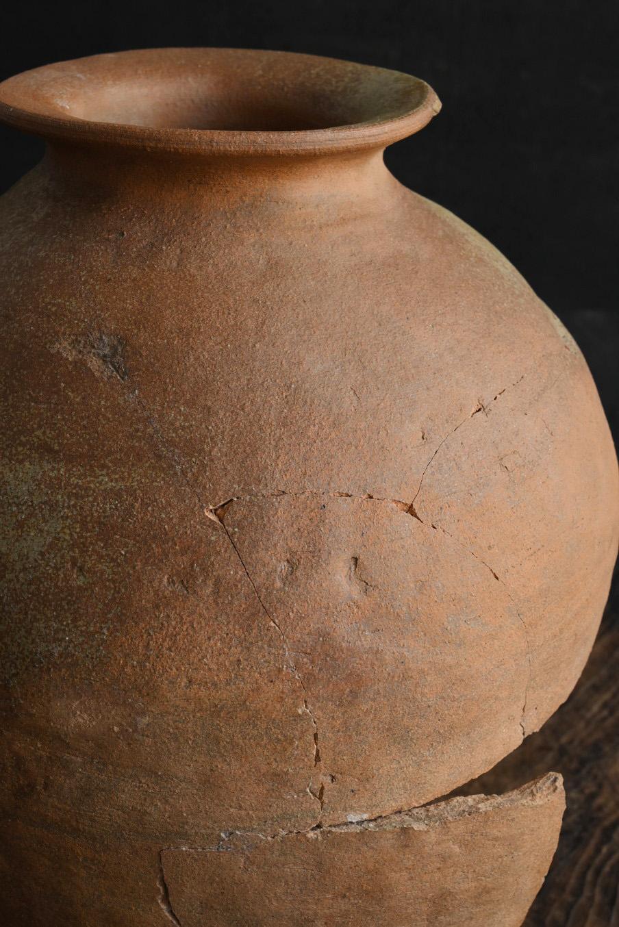 Japanische antike japanische „Tamba“-Keramik „Tamba“-Ware/15. bis 16. Jahrhundert/rare-Gefäß im Angebot 4