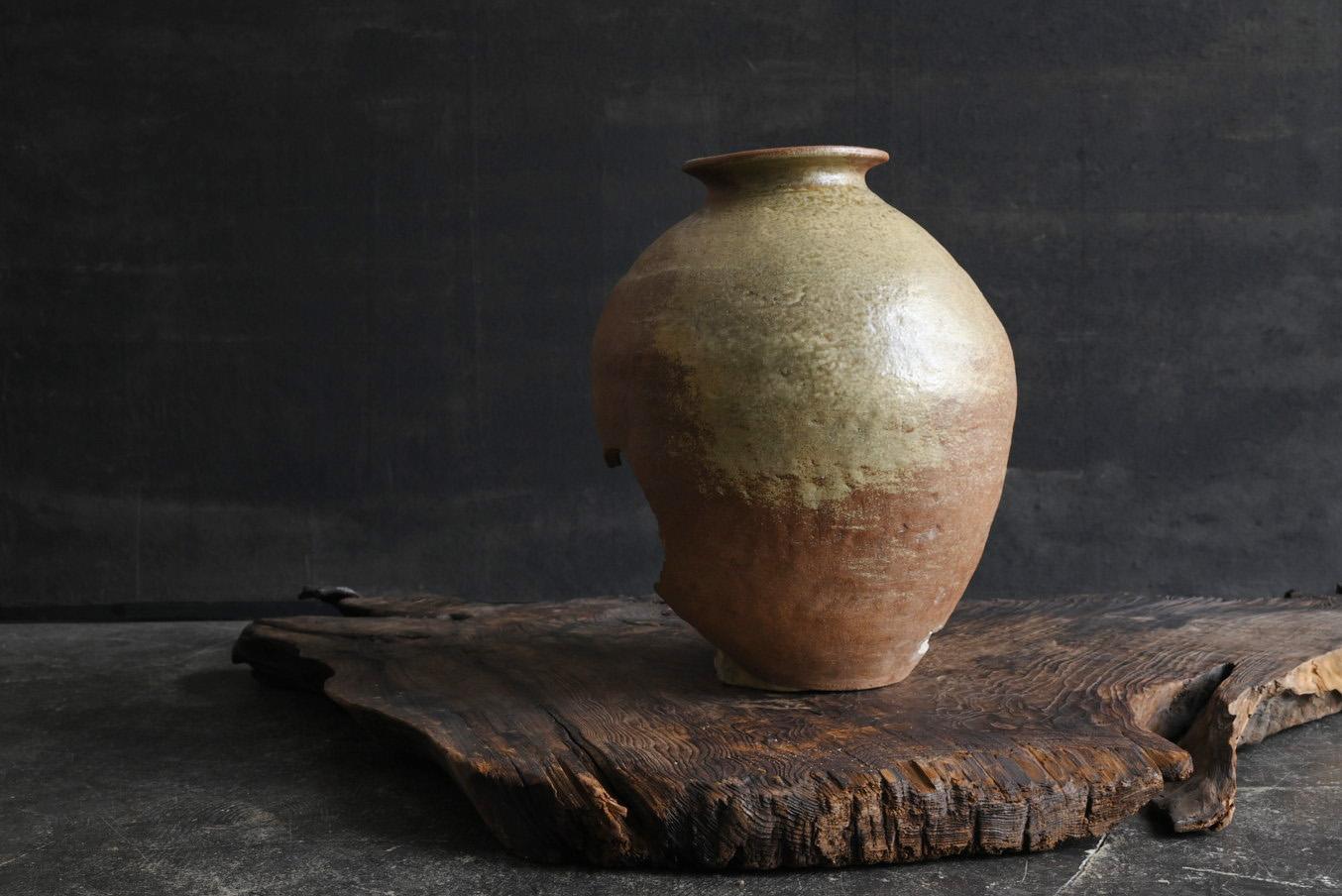 Japanische antike japanische „Tamba“-Keramik „Tamba“-Ware/15. bis 16. Jahrhundert/rare-Gefäß (Sonstiges) im Angebot