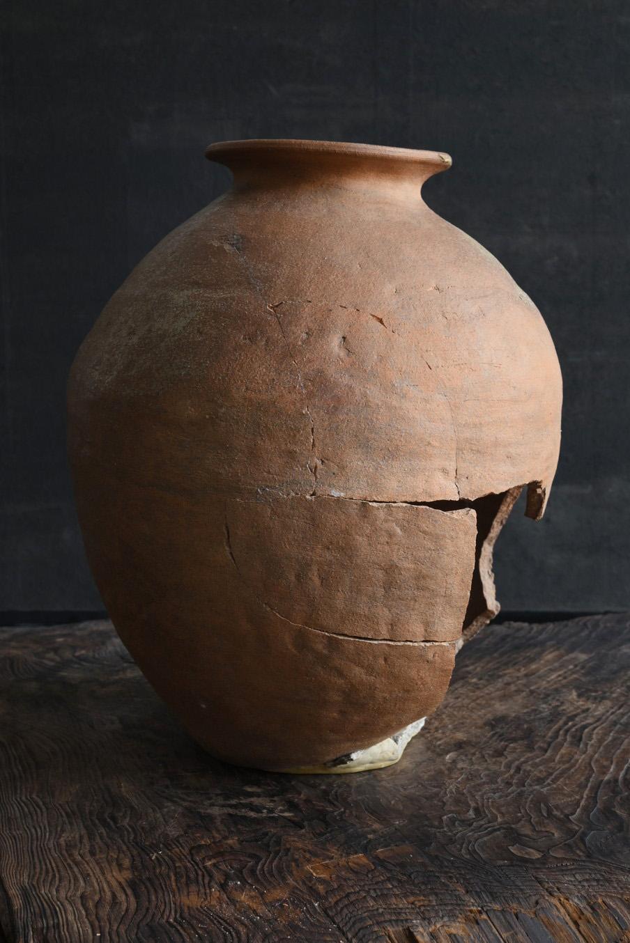 Japanische antike japanische „Tamba“-Keramik „Tamba“-Ware/15. bis 16. Jahrhundert/rare-Gefäß (Töpferwaren) im Angebot