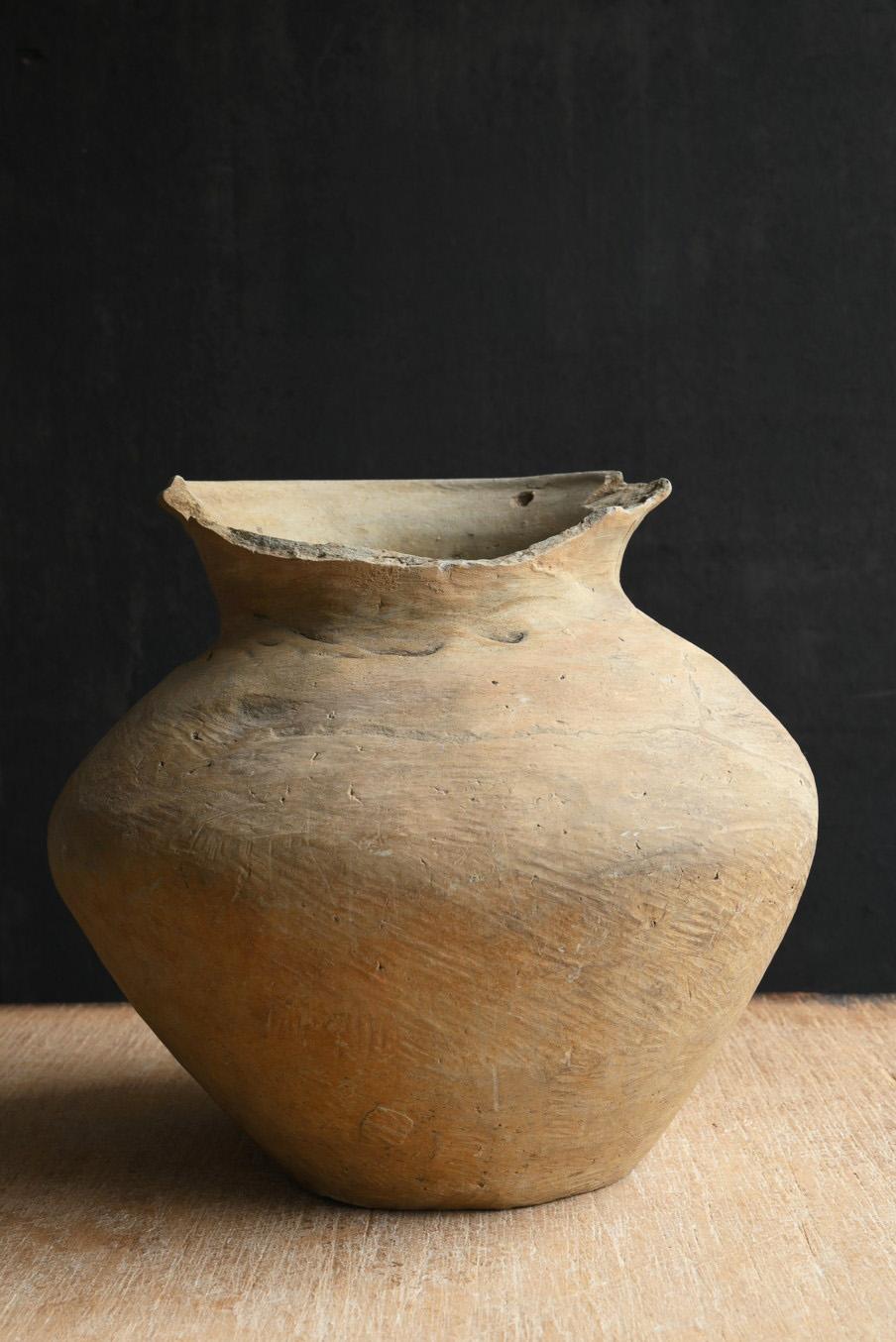Vase japonais ancien 14e-15e siècle/Artisanat Tokoname/Wabi-Sabi Bon état - En vente à Sammu-shi, Chiba