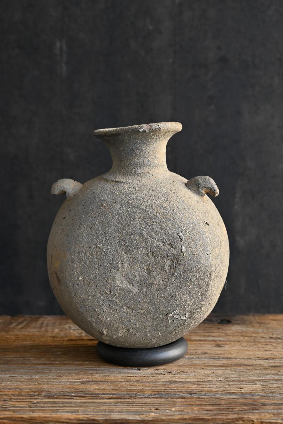 Japanese antique pottery vase / 