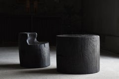 Japanese Antique Primitive Chair 1860s-1900s/Mingei Wabisabi Stool Seating