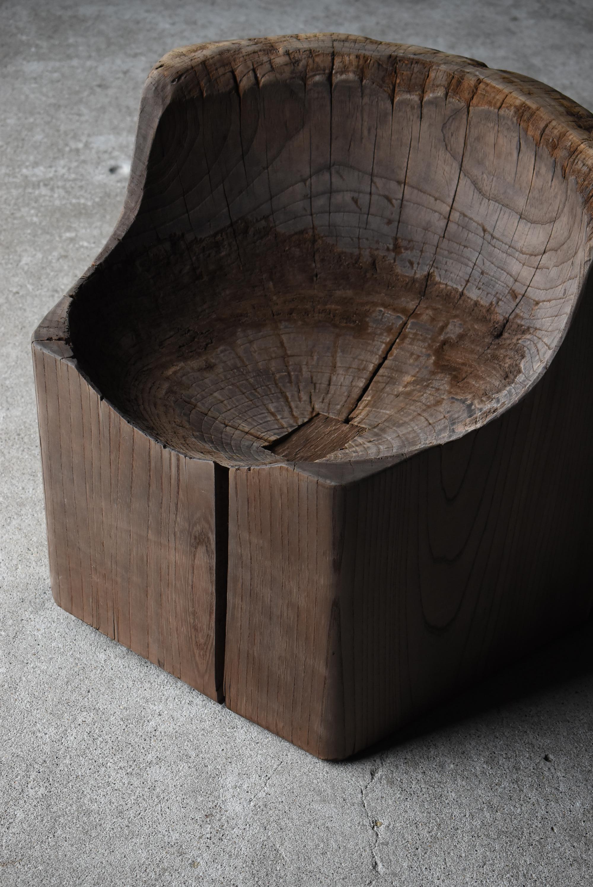 Meiji Japanese Antique Primitive Chair 1860s-1900s / Seating Mingei Wabisabi