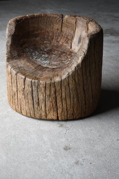 Japanese Antique Primitive Chair 1860s-1920s/Mingei Wabisabi Stool Seating