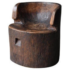 Japanese Antique Rustic Chair 1860s-1920s / Wabi Sabi Mingei Seating Stools