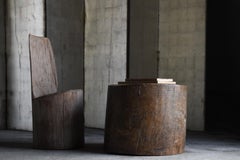Japanese Antique Primitive Coffee Table 1860s-1900s / Side Table Wabisabi