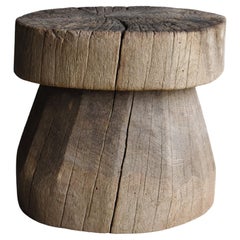 Japanese Antique Primitive Coffee Table 1860s-1900s / Side Table Wabisabi