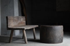 Japanese Antique Primitive Coffee Table 1860s-1900s / Wabi Sabi Mingei