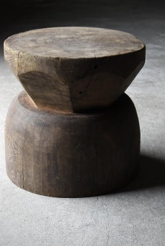 Japanese Antique Primitive Coffee Table 1860s-1920s / Side Table Wabi Sabi
