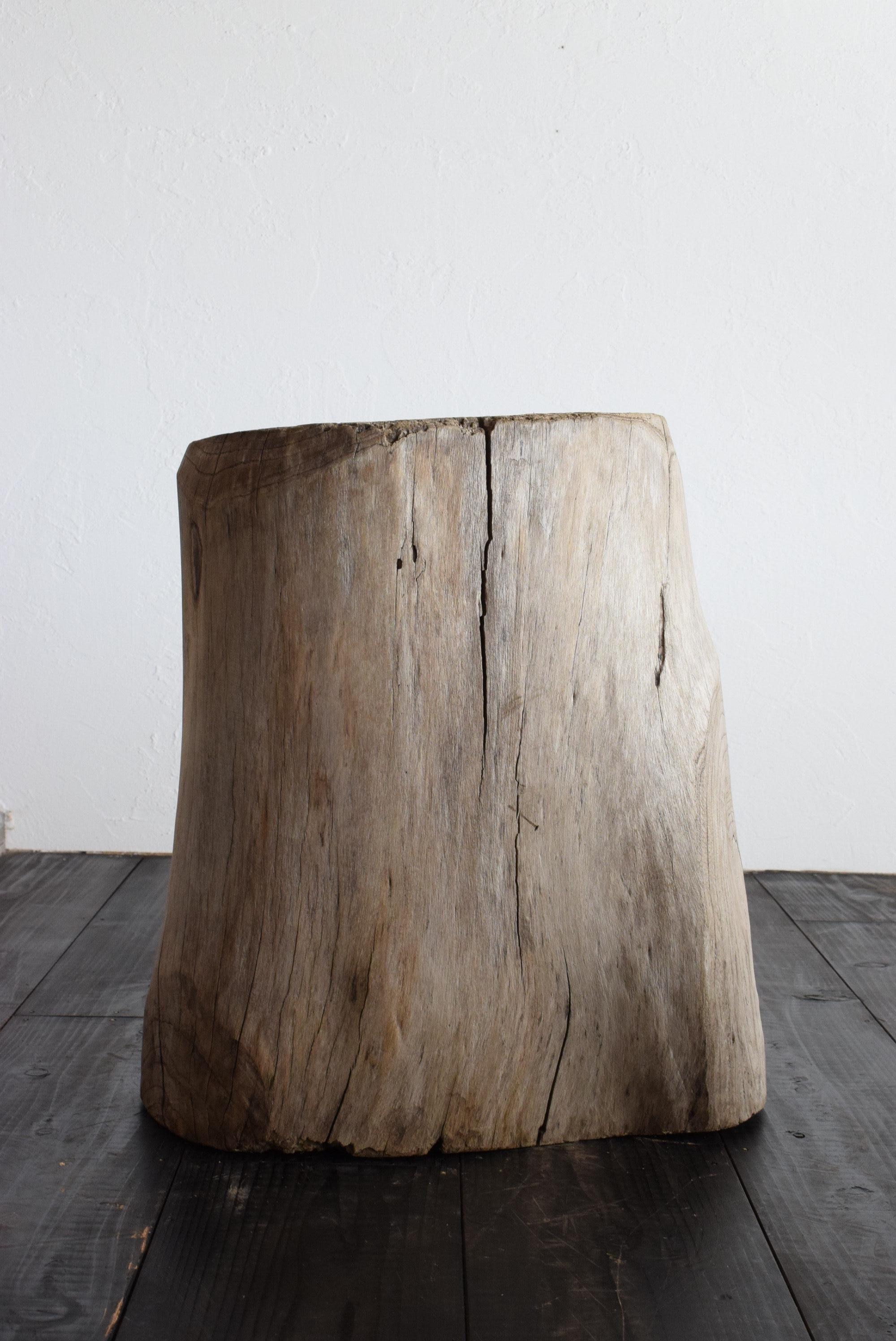 Japanese Antique Primitive Coffee Table /wood stump mingei wabi-sabi In New Condition In Sammu-shi, Chiba