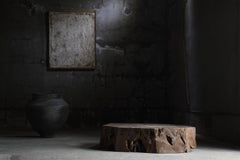 Japanese Antique Primitive Low Table 1860s-1900s / Sofa Table Mingei Wabi Sabi