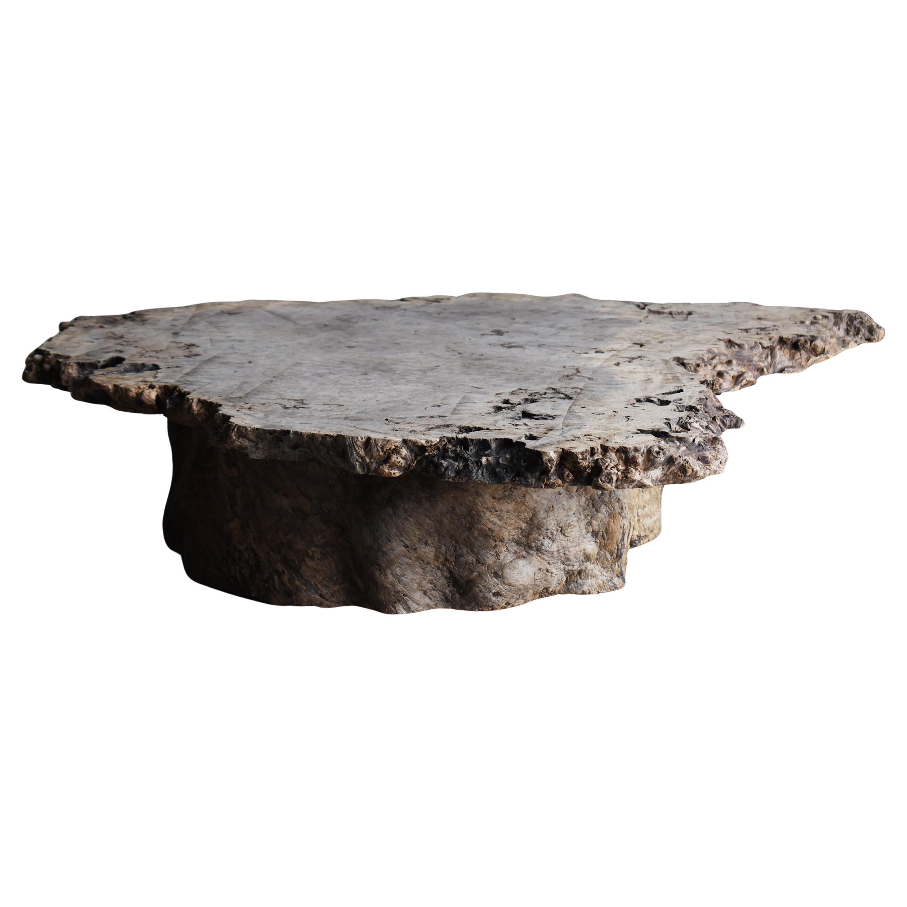 Japanese Antique Primitive Low Table 1860s-1900s / Sofa Table Wabisabi Zen