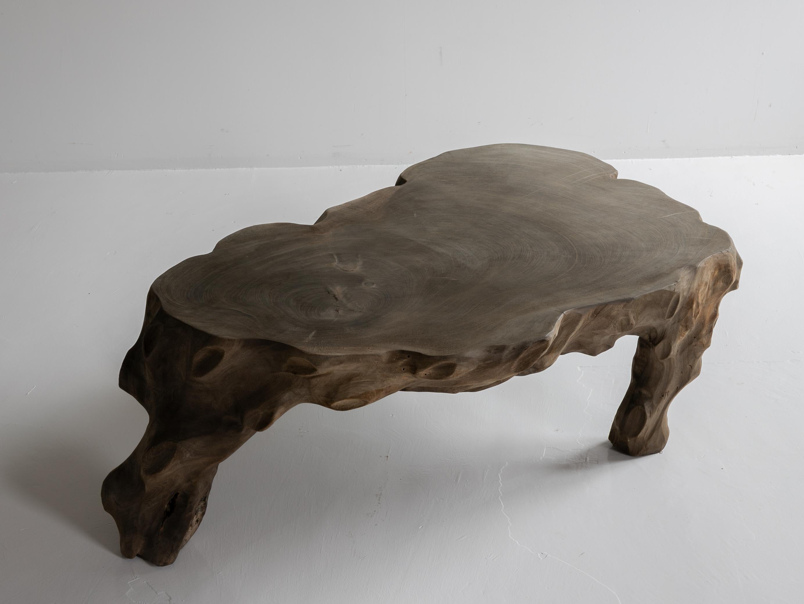 Japanese Antique Primitive Low Table 1900s-1940s / Side Table Wabi Sabi For Sale 4