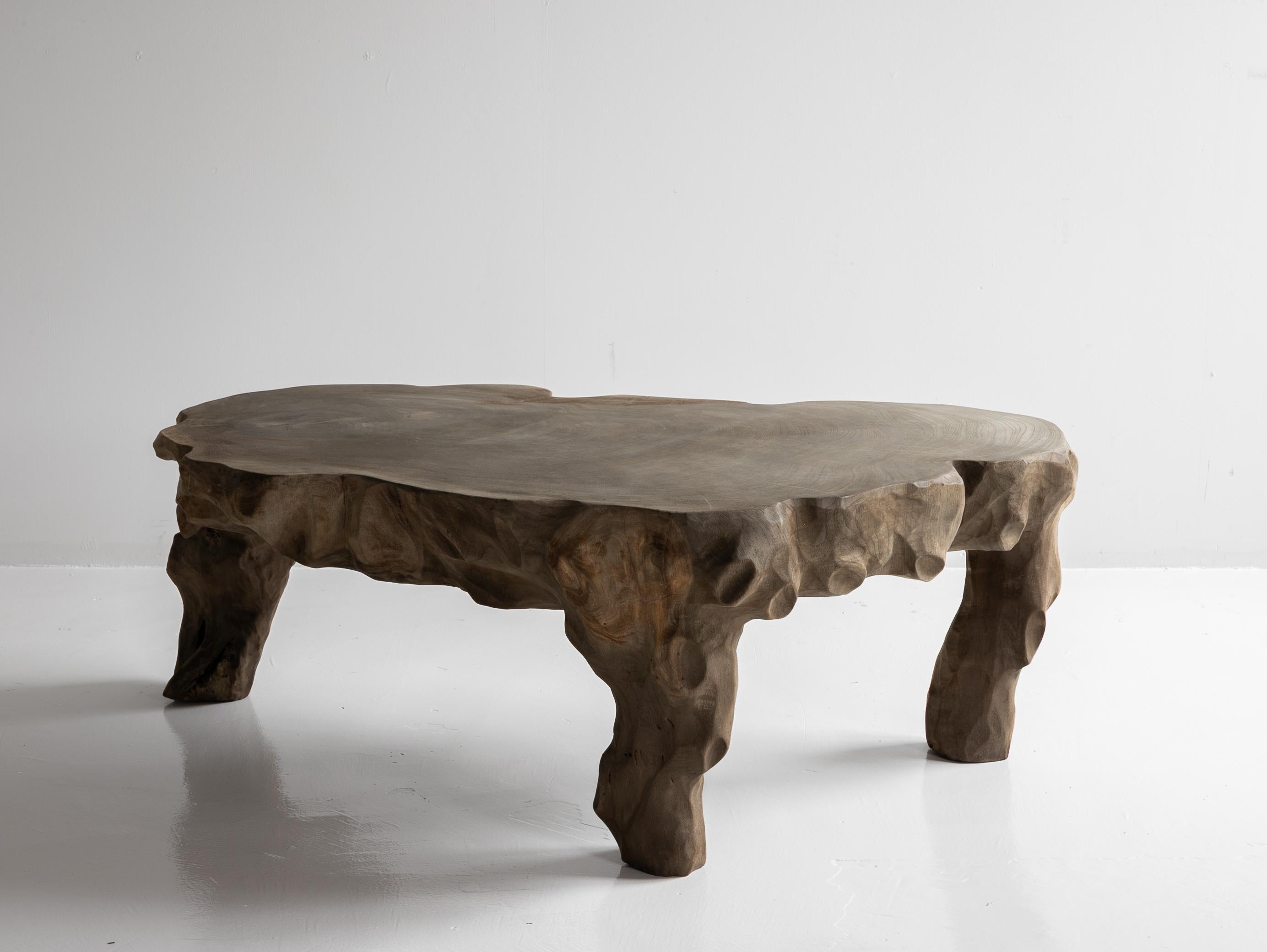 Japanese Antique Primitive Low Table 1900s-1940s / Side Table Wabi Sabi In Good Condition For Sale In Sammu-shi, Chiba
