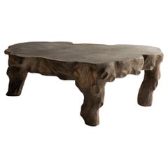 Japanese Antique Primitive Low Table 1900s-1940s / Side Table Wabi Sabi