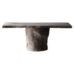 Antico tavolo basso primitivo giapponese / tavolino da caffè / 1868-1912 Wabi-Sabi