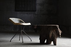 Japanese Antique Primitive Side Table 1860s-1900s / Coffee Table Wabi Sabi