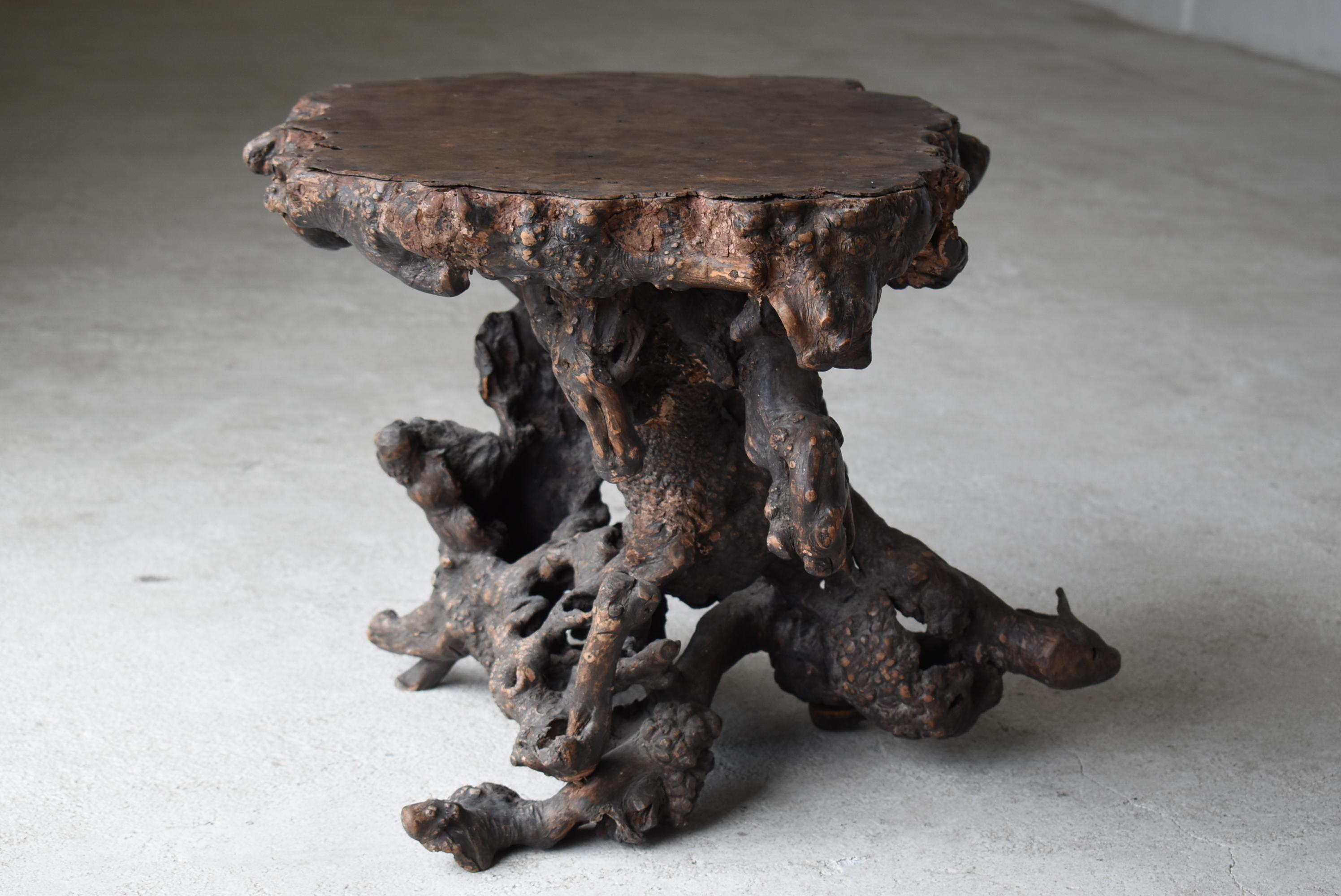 Japanese Antique Primitive Side Table 1860s-1920s / Coffee Table Wabi Sabi For Sale 4