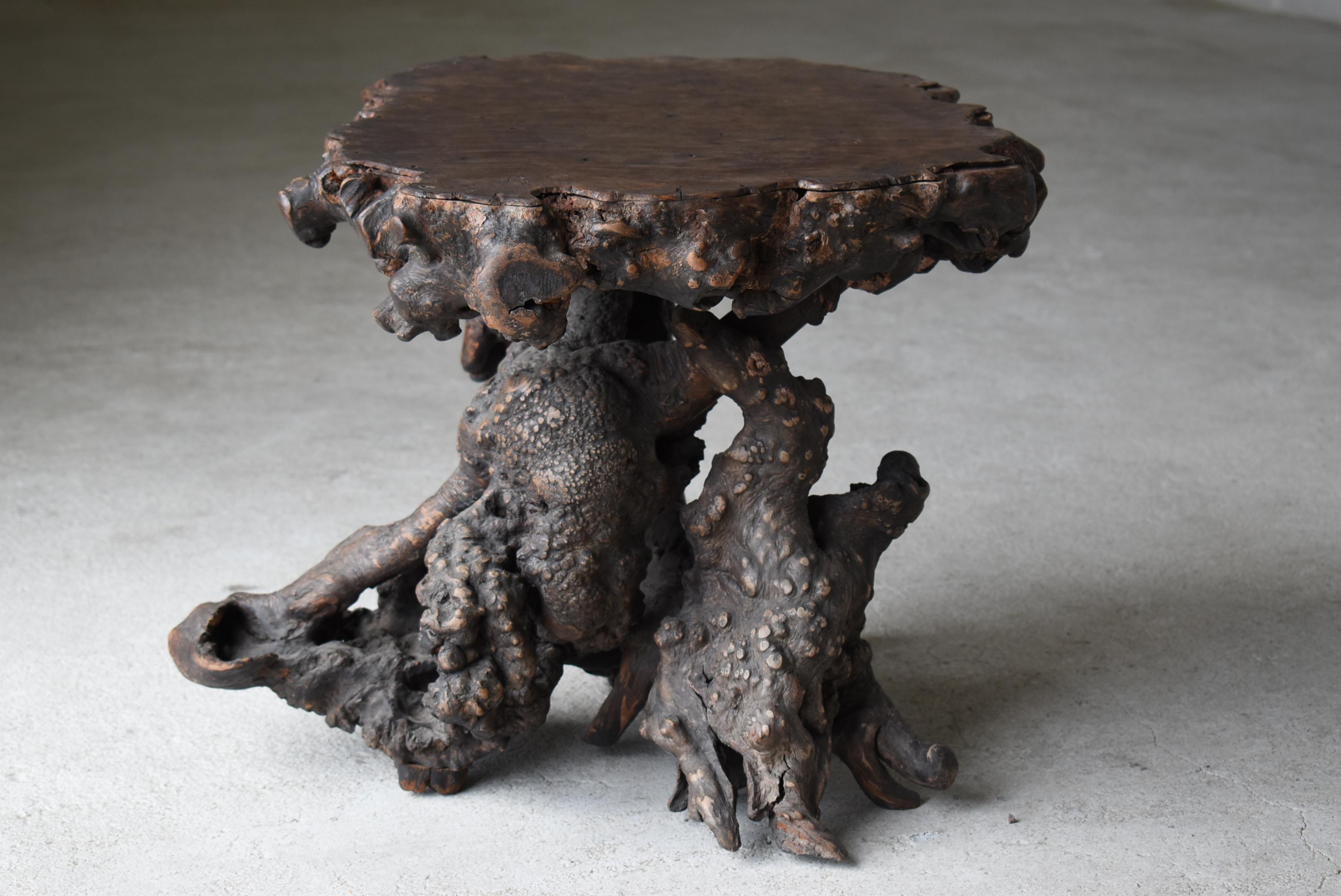 Japanese Antique Primitive Side Table 1860s-1920s / Coffee Table Wabi Sabi For Sale 9