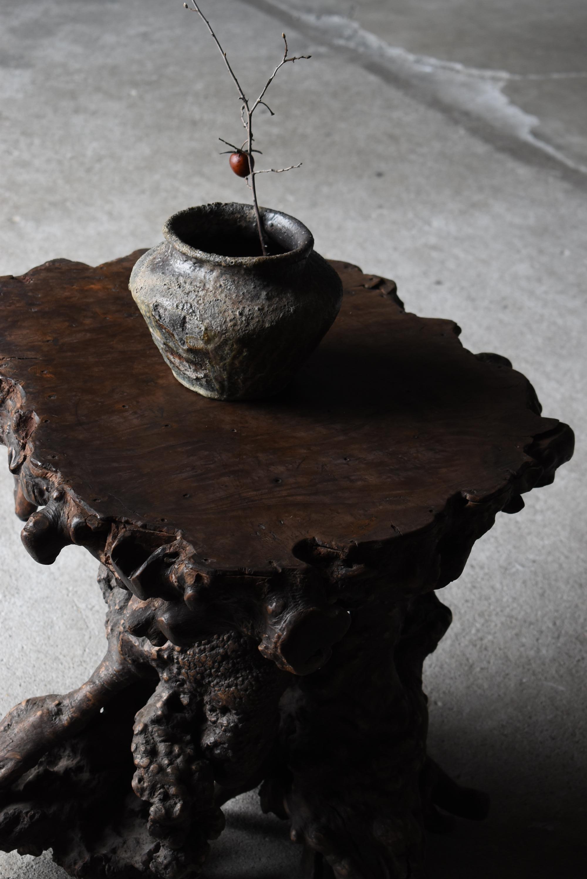 Japanese Antique Primitive Side Table 1860s-1920s / Coffee Table Wabi Sabi For Sale 12