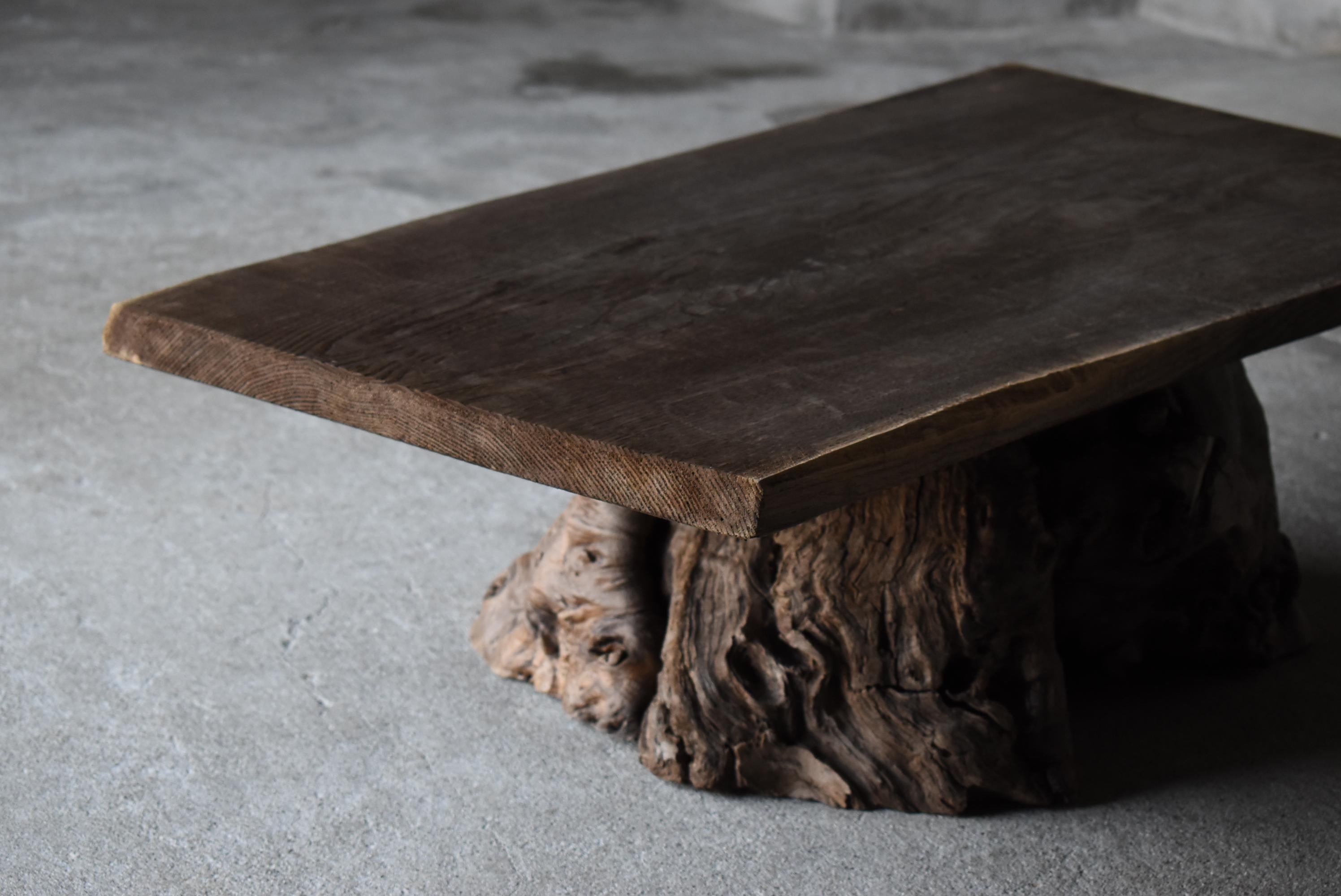 Wood Japanese Antique Primitive Sofa Table 1860s-1900s / Coffee Table wabisabi