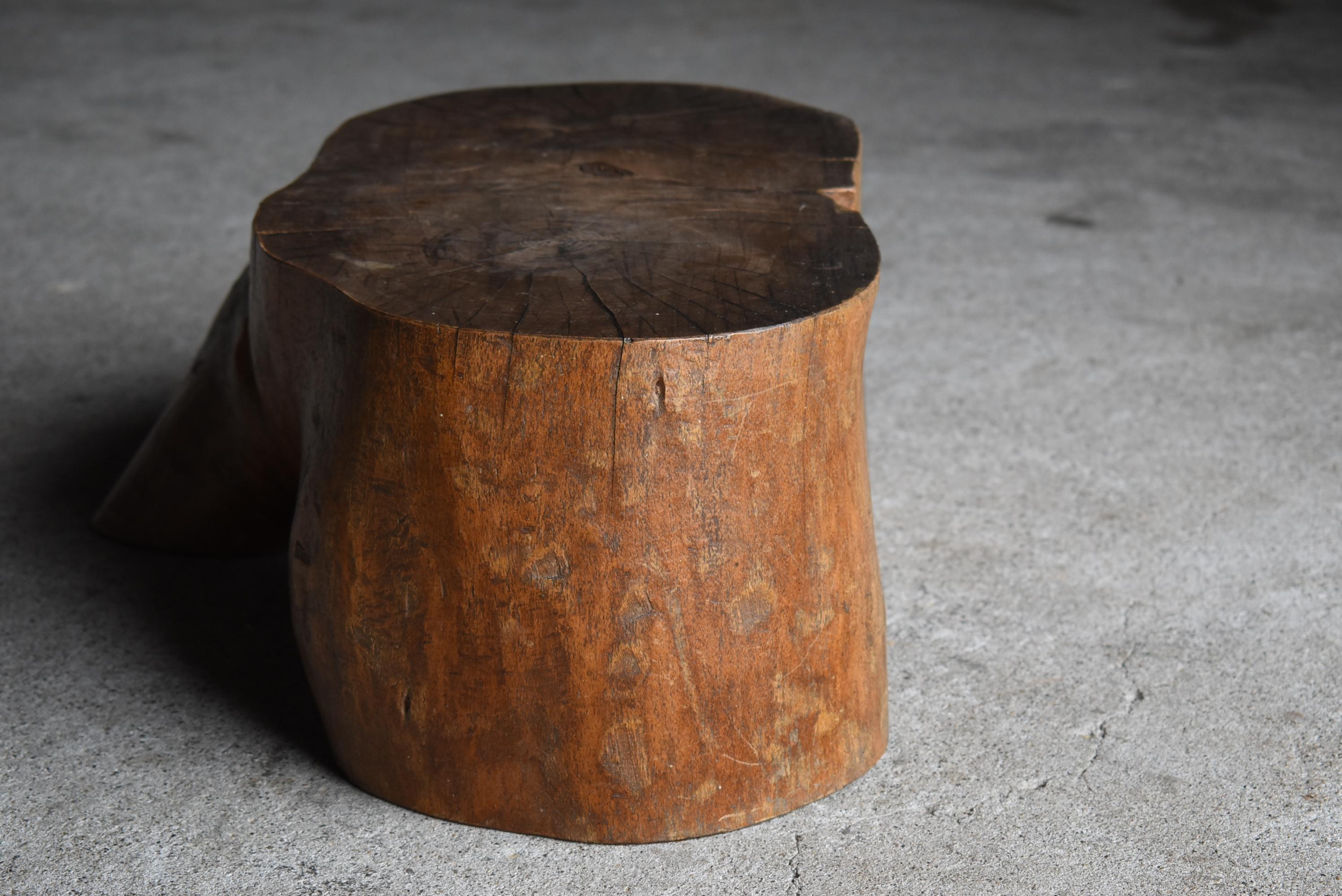 Japanese Antique Primitive Stool or Stand 1900s-1920s / Wabi Sabi 4