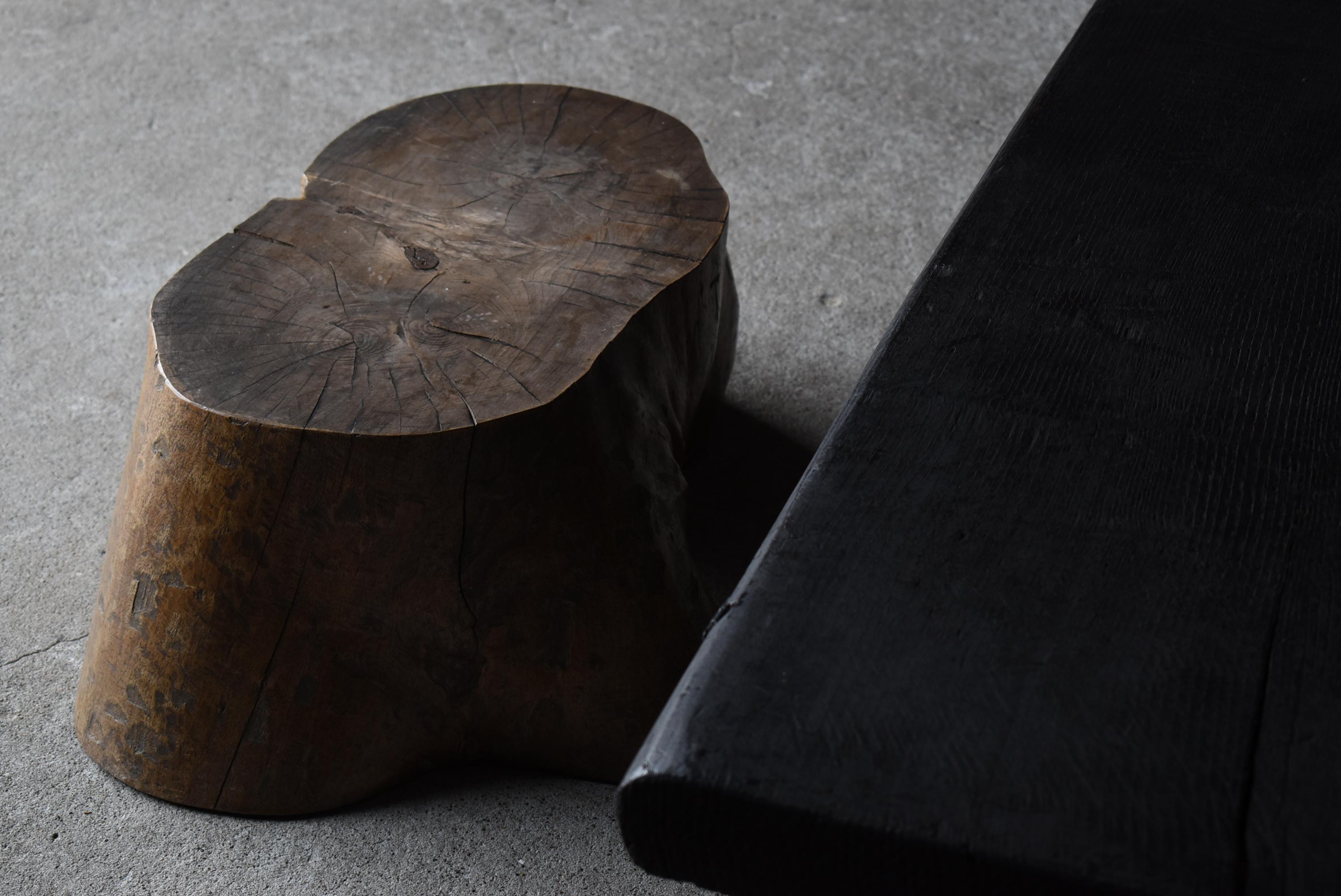 Woodwork Japanese Antique Primitive Stool or Stand 1900s-1920s / Wabi Sabi