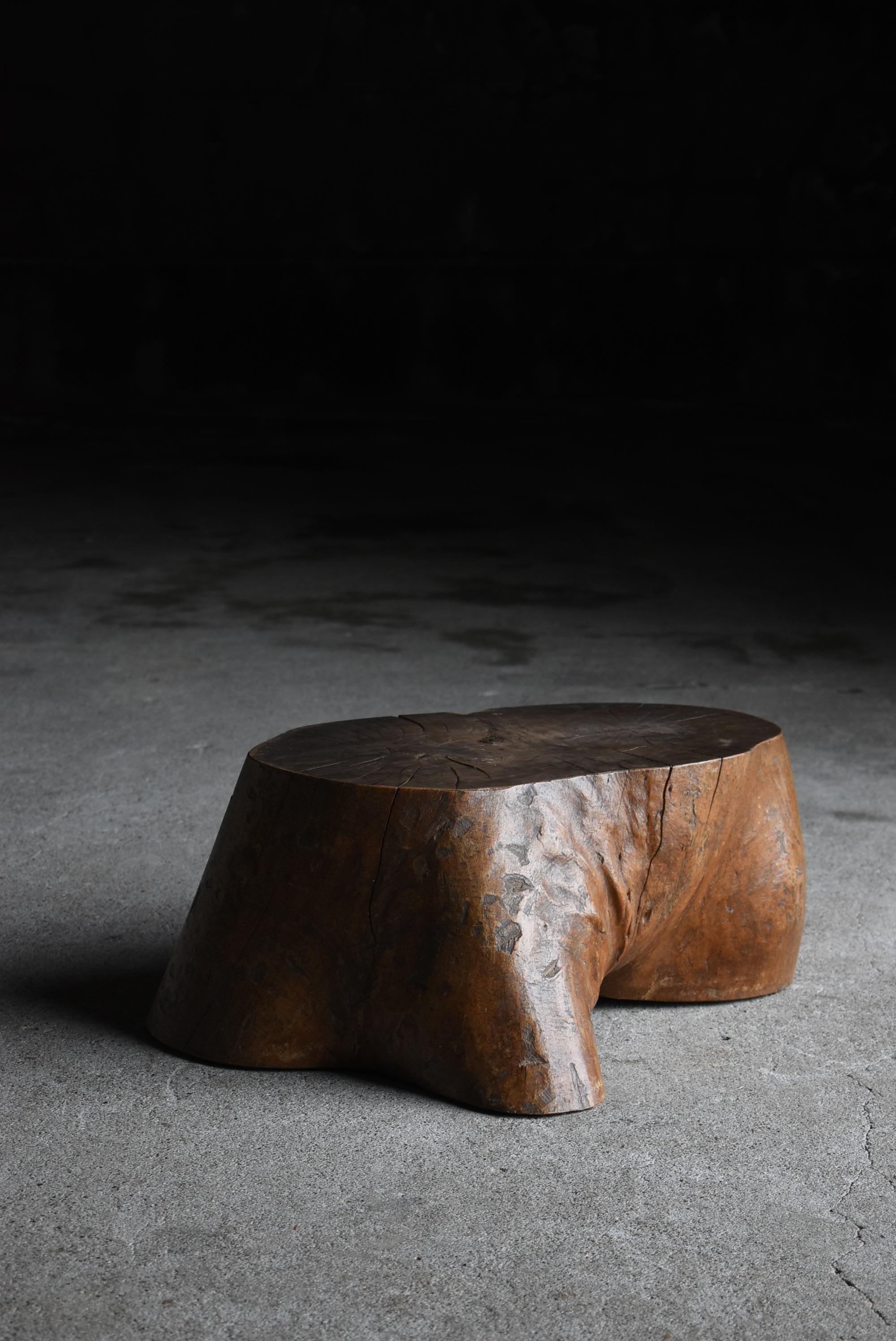 Early 20th Century Japanese Antique Primitive Stool or Stand 1900s-1920s / Wabi Sabi