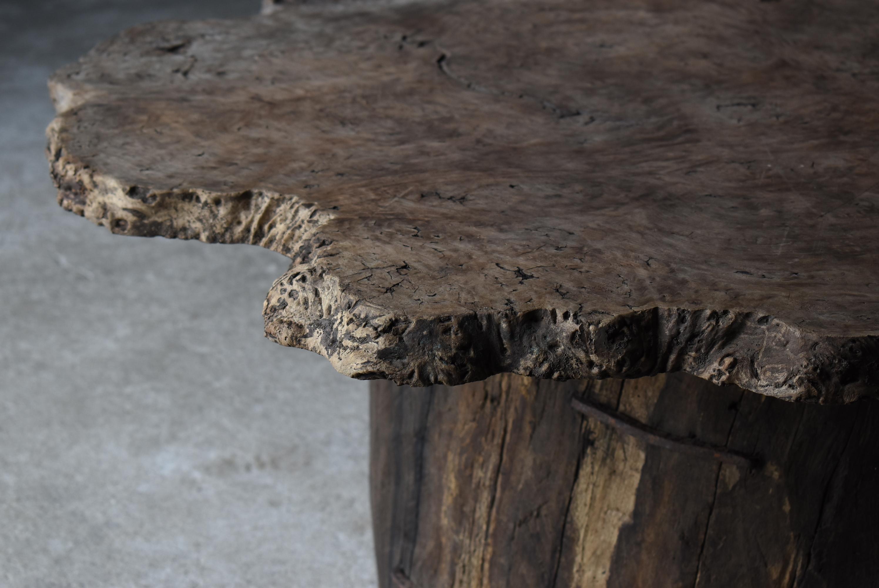 Japanese Antique Primitive Table 1860s-1900s / Coffee Table Wabisabi In Good Condition In Sammu-shi, Chiba