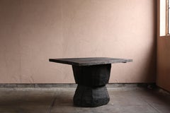 Mesa Rústica Japonesa Antigua 1860s-1900s / Mesa de Comedor Wabi Sabi Mingei