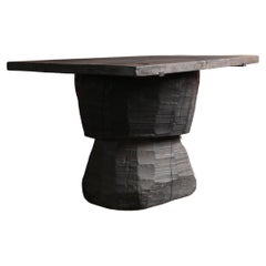Japanese Antique Rustic Table 1860s-1900s / Dining Table Wabi Sabi Mingei