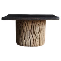 Japanischer antiker primitiver japanischer Couchtisch 1860er-1900er Jahre / Wabi Sabi Mingei