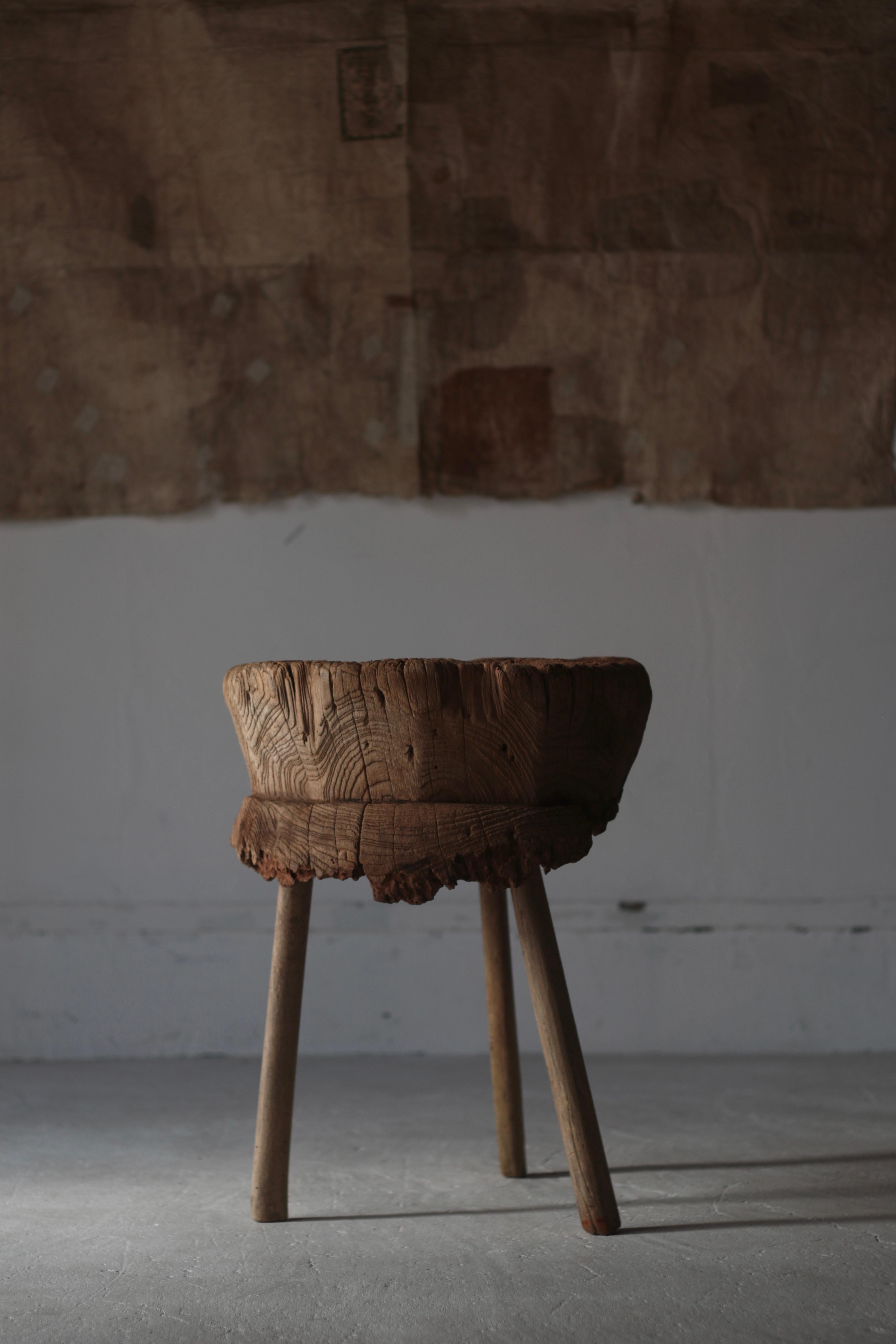 Japanischer primitiver Tisch / Couchtisch Display Stand / Wabi-Sabi im Angebot 6