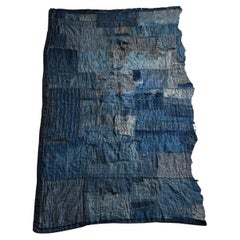 Japanese Antique Rag "BORO" 1800s-1860s / Abstract Art Wabisabi